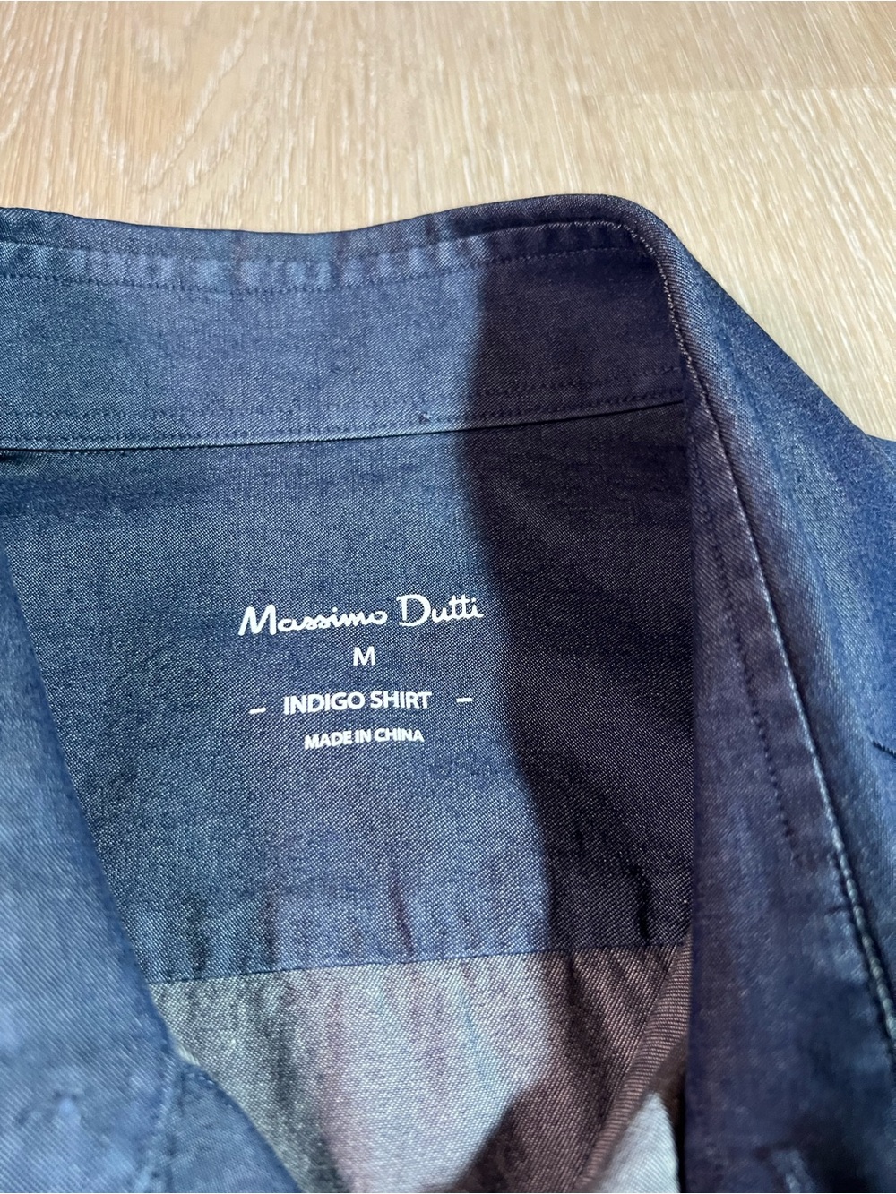 Massimo Dutti Men's “Indigo Shirt” Button-Up Minimalist Dress Shirt - Picture 2 of 8